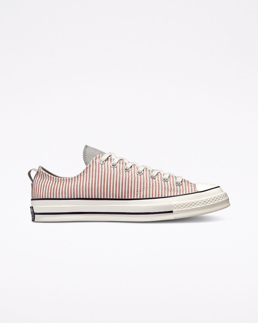 Dámské Boty Nízké Converse Chuck 70 Crafted Stripe Olivy Zelené | CZ 31DEF72